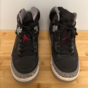 Air Jordan 3 Retro Black Cement Men's Size 8 Sneakers